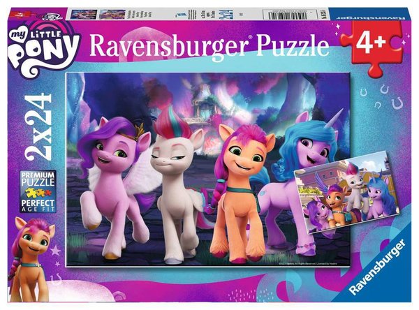 Ravensburger Puzzle 05235 - 2 x 24 Teile - My little Pony - Movie