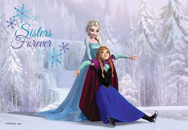 Ravensburger Puzzle 09115 - 2 x 24 Teile - Disney Frozen - Schwestern für immer