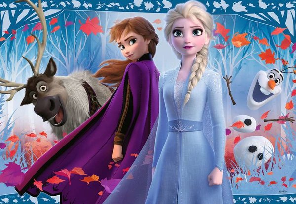 Ravensburger Puzzle 05009 - 2 x 12 Teile - Disney Frozen - Reise ins Ungewisse