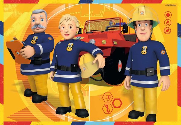 Ravensburger Puzzle 07584 - 2 x 12 Teile - Feuerwehrmann Sam - Sam im Einsatz
