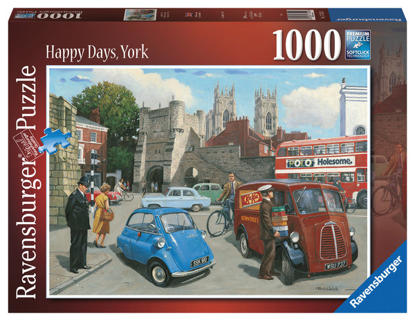 Ravensburger Puzzle 17352 - 1000 Teile - Happy Days York