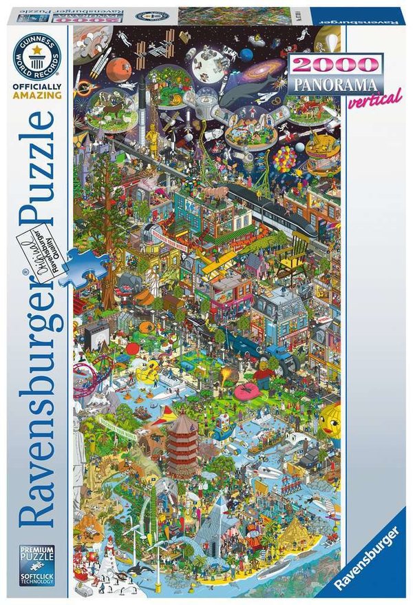 Ravensburger Panorama Puzzle 17319 - 2000 Teile - Guinness World Records