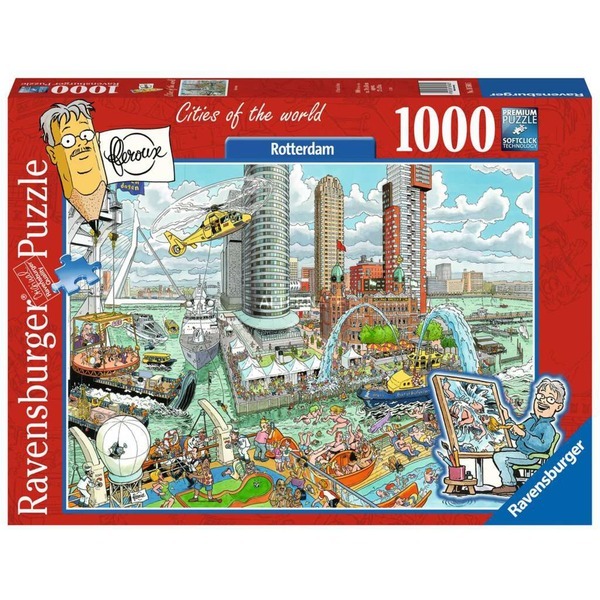 Ravensburger Puzzle 16560 - 1000 Teile - Cities of the World - Rotterdam - Rarität