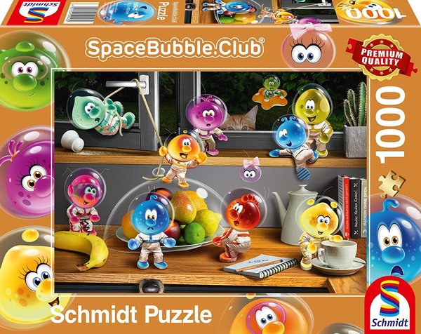 Schmidt Puzzle 59943 - 1000 Teile - SpaceBubble.Club - Eroberung der Küche