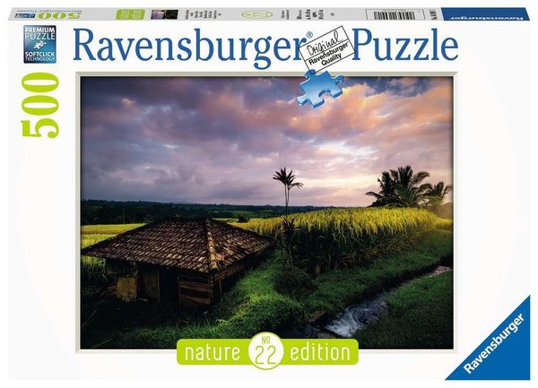 Ravensburger Puzzle 16991 - 500 Teile - Nature Edition Nr.22 - Reisfelder im Norden von Bali