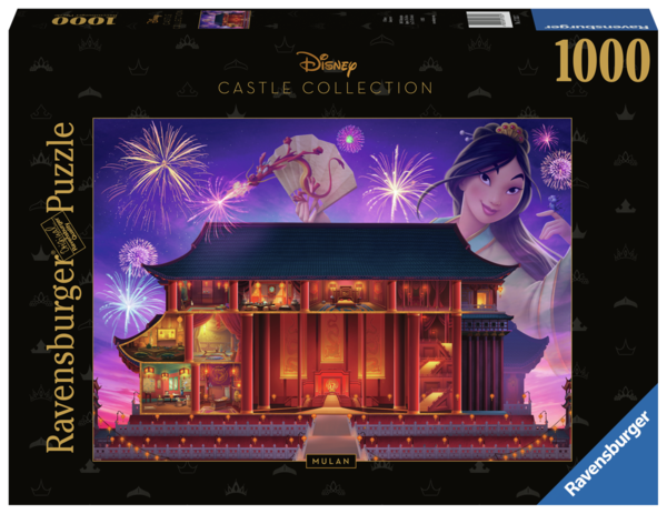 Ravensburger Puzzle 17332 - 1000 Teile - Disney Castle Collection - Mulan