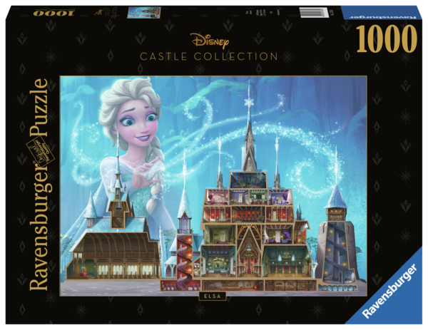 Ravensburger Puzzle 17333 - 1000 Teile - Disney Castle Collection - Elsa