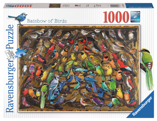 Ravensburger Puzzle 17478 - 1000 Teile - Way up High - Birds of World