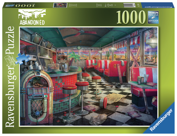 Ravensburger Puzzle 17509 - 1000 Teile - Abandoned - Decaying Diner