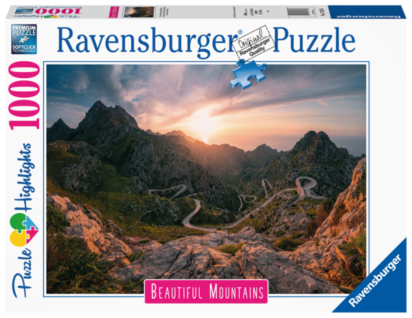 Ravensburger Puzzle 17313 - 1000 Teile - Beautiful Mountains - Serra de Tramuntana