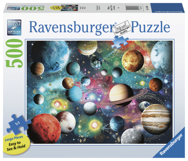 Ravensburger Puzzle 17468 - 500 Teile - Large - Planetarium