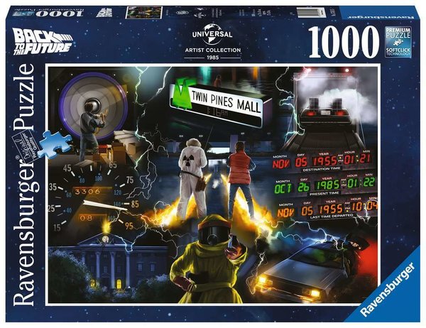 Ravensburger Puzzle 17451 - 1000 Teile - Universal Artist Collection 1985 - Back to the Future