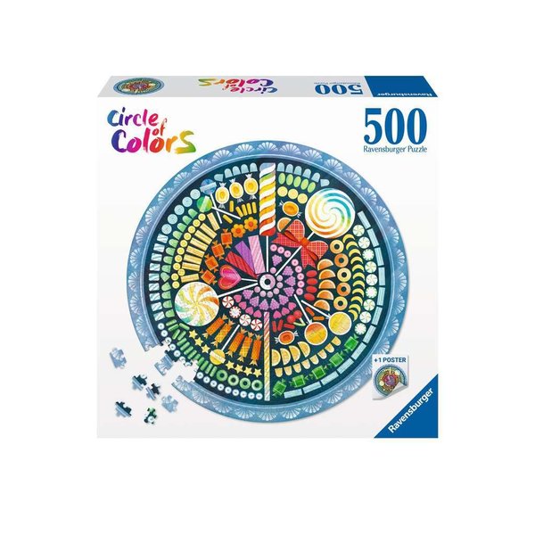 Ravensburger Puzzle 17350 - 500 Teile - Circle of Colors - Candy