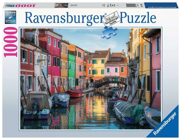 Ravensburger Puzzle 17392 - 1000 Teile - Burano in Italien