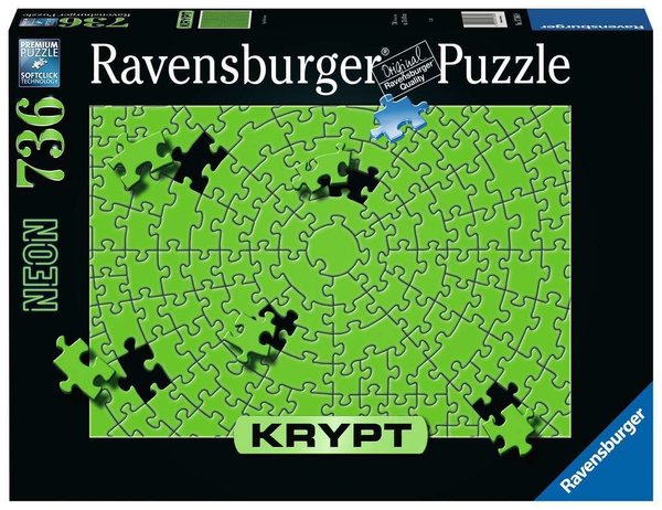 Ravensburger Puzzle 17364 - 736 Teile - Krypt - Neon Green