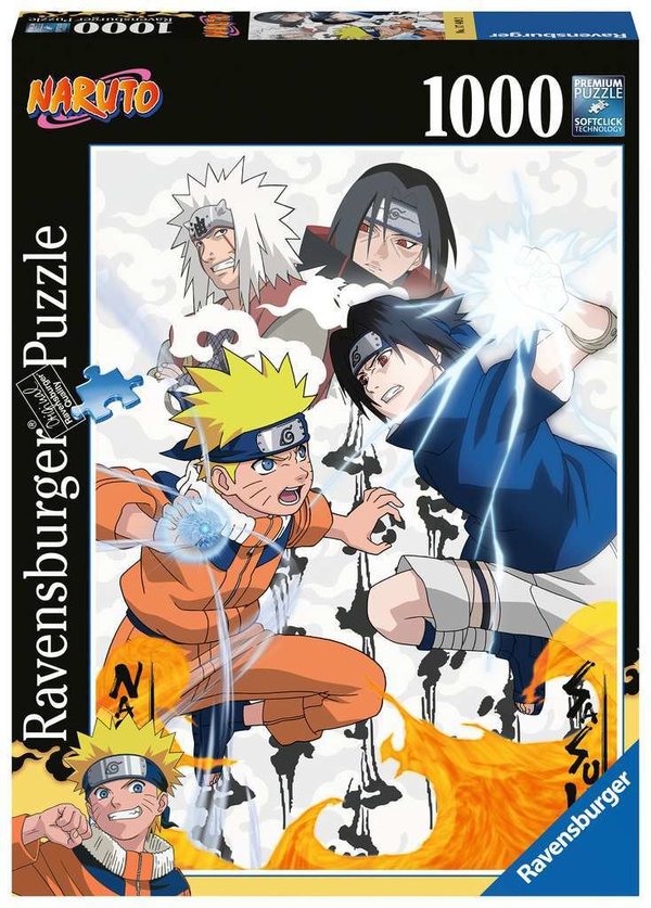 Ravensburger Puzzle 17449 - 1000 Teile - Naruto vs. Sasuke