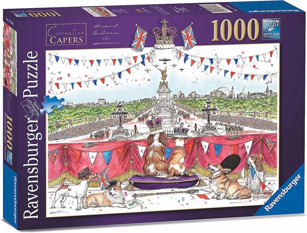 Ravensburger Puzzle 17570 - 1000 Teile - Eleanor Tomlinson - Coronation Capers
