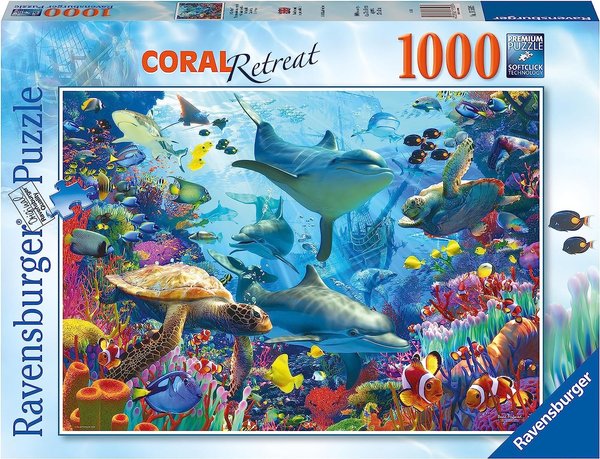 Ravensburger Puzzle 17550 - 1000 Teile - Coral Reef Retreat