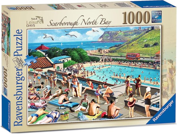 Ravensburger Puzzle 17548 - 1000 Teile - Leisure Days Nr. 8 - Scarborough North Bay - Kevin Walsh