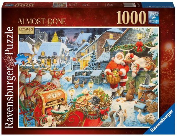 Ravensburger Christmas Puzzle 17547 - 1000 Teile - Almost Done
