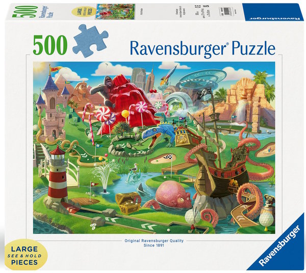 Ravensburger Puzzle 01002 - 500 Teile - Large - Putt Putt Paradise