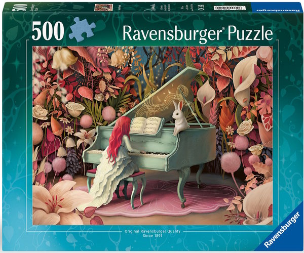 Ravensburger Puzzle 01010 - 500 Teile - Demelsa Haughton - Rabbit Recital