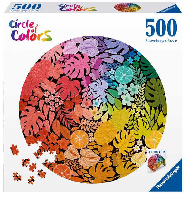 Ravensburger Puzzle 00821 - 500 Teile - Circle of Colors - Tropical