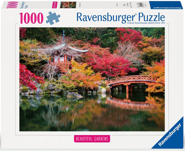 Ravensburger Puzzle 00849 - 1000 Teile - Beautiful Gardens - Daigo-ji Kyoto Japan