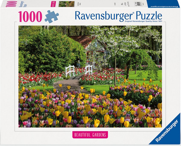 Ravensburger Puzzle 00851 - 1000 Teile - Beautiful Gardens - Keukenhof