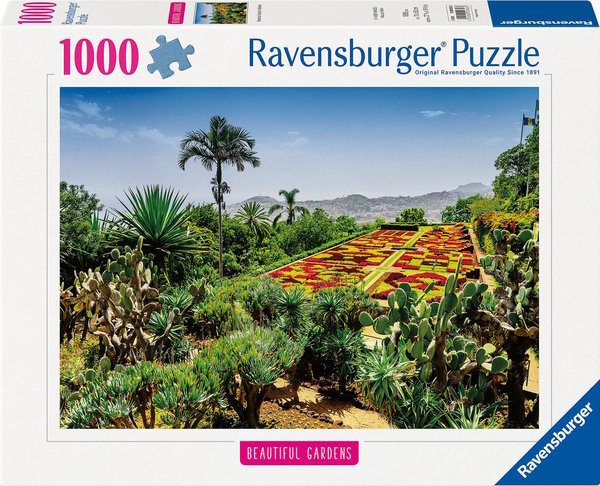Ravensburger Puzzle 00853 - 1000 Teile - Beautiful Gardens - Botanical Garden Madeira